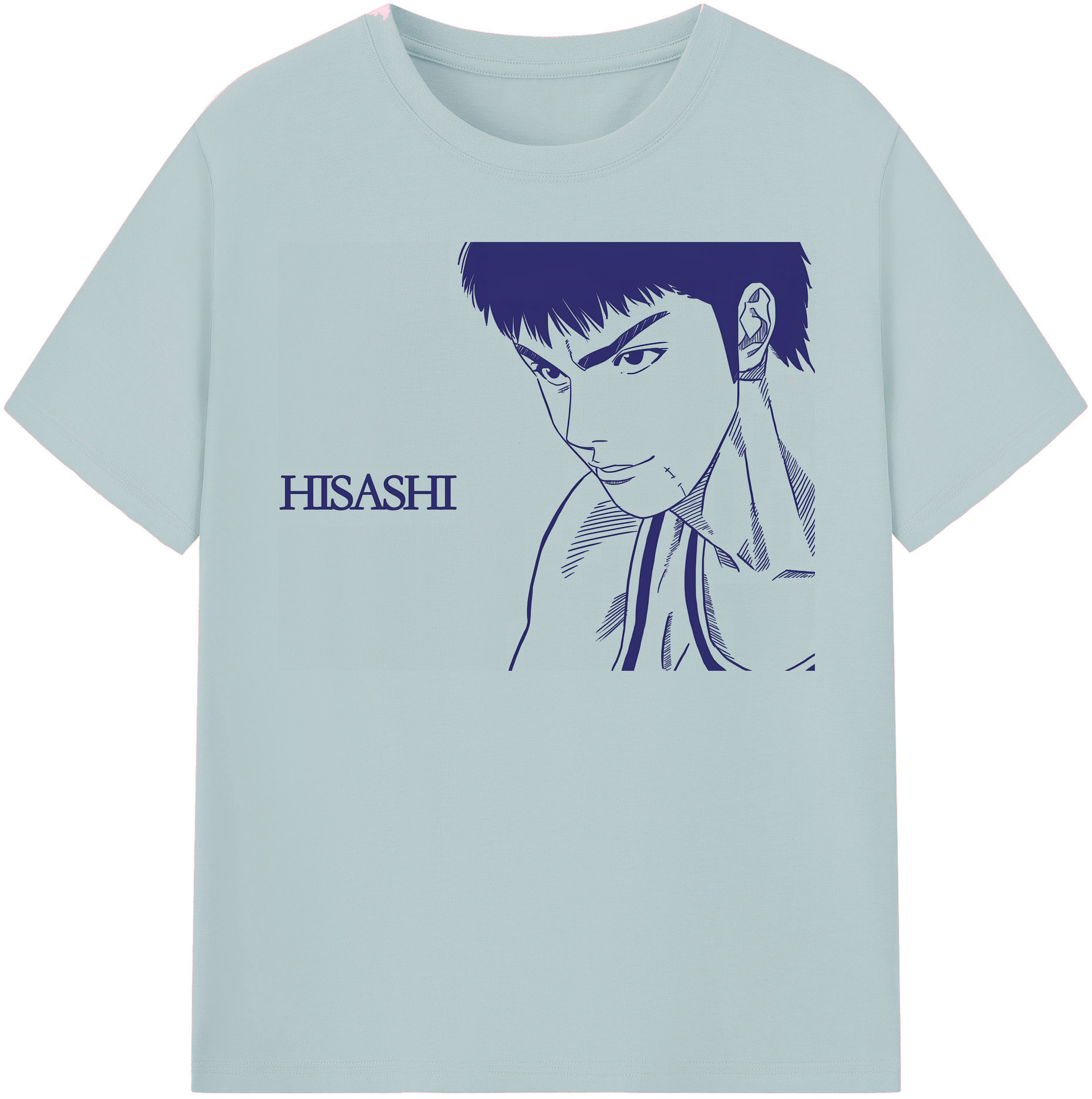 SLAM DUNK／スラムダンク 綿100％半袖Tシャツ（フロントプリント）